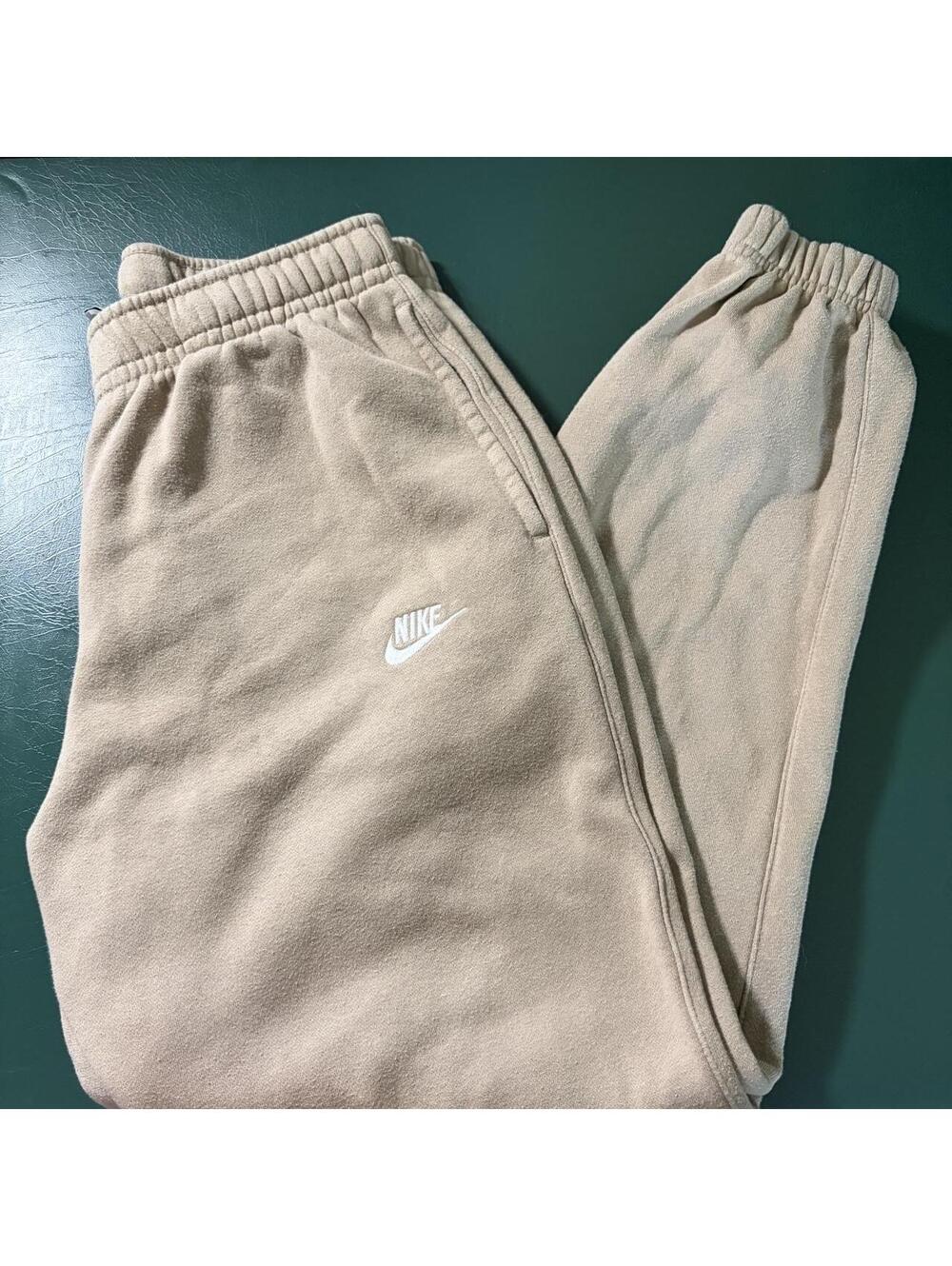 Nike Men's Tan and Cream Joggers